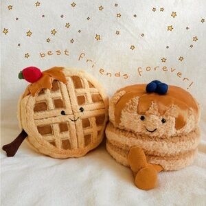NWT Jellycat Diner Amuseables Waffle & Pancakes